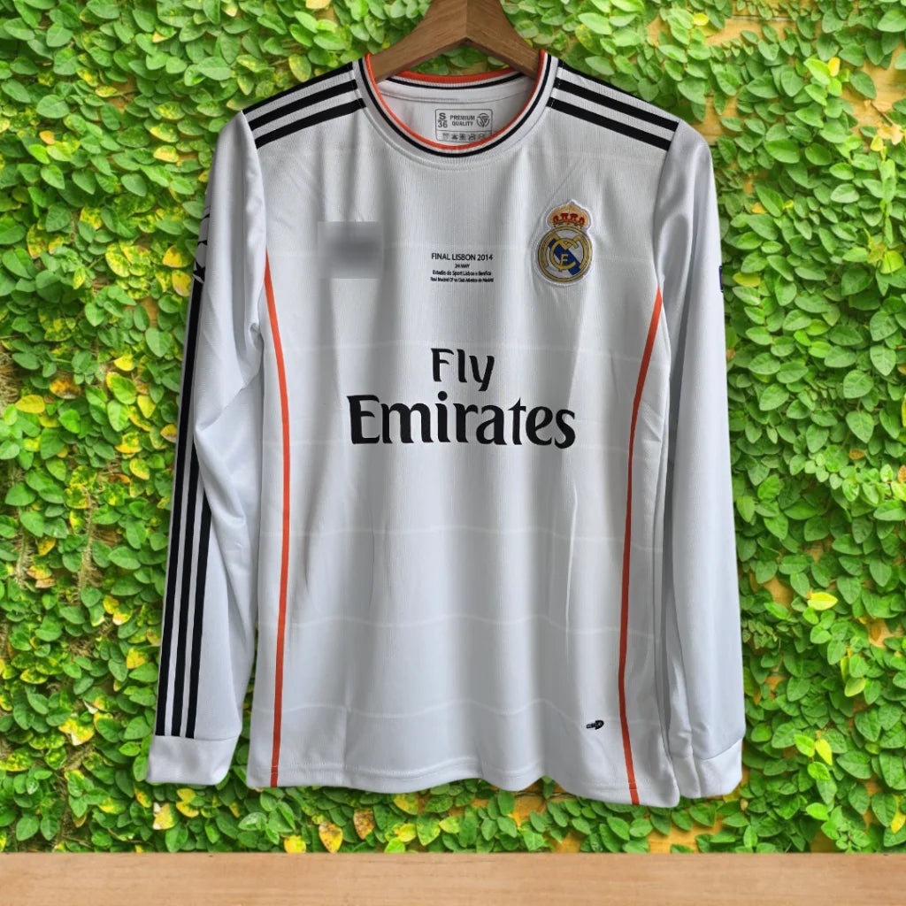 C.Ronaldo Real Madrid 2013-14 Full Sleeve Jersey | White