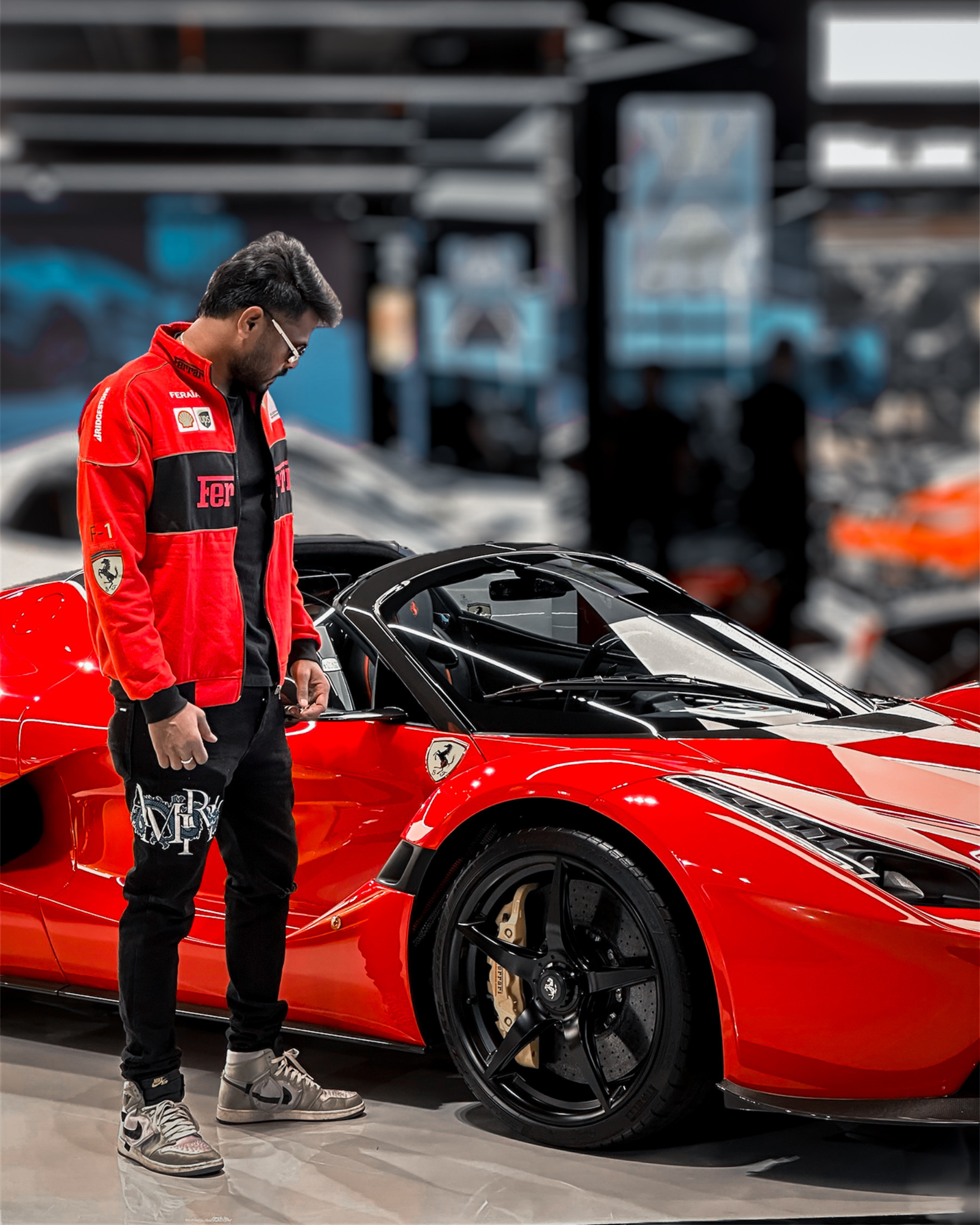 Red Ferrari Scuderia Jacket | Ultra-Limited | SLIKDRIP® Street Edition
