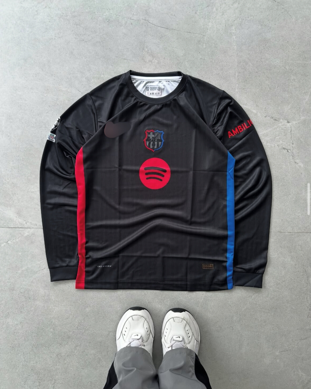 Fc Barcelona 2024-25 Away Jersey | FULL Sleeve| Black