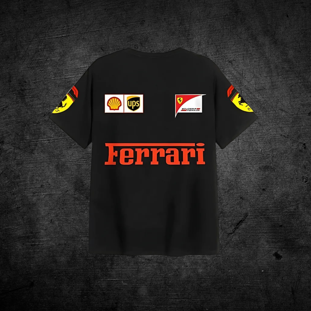 Ferrari Racing Oversized T-SHIRT | BLACK
