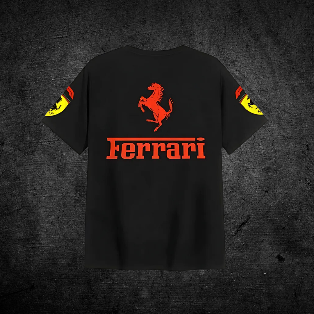 Ferrari Racing Oversized T-SHIRT | BLACK