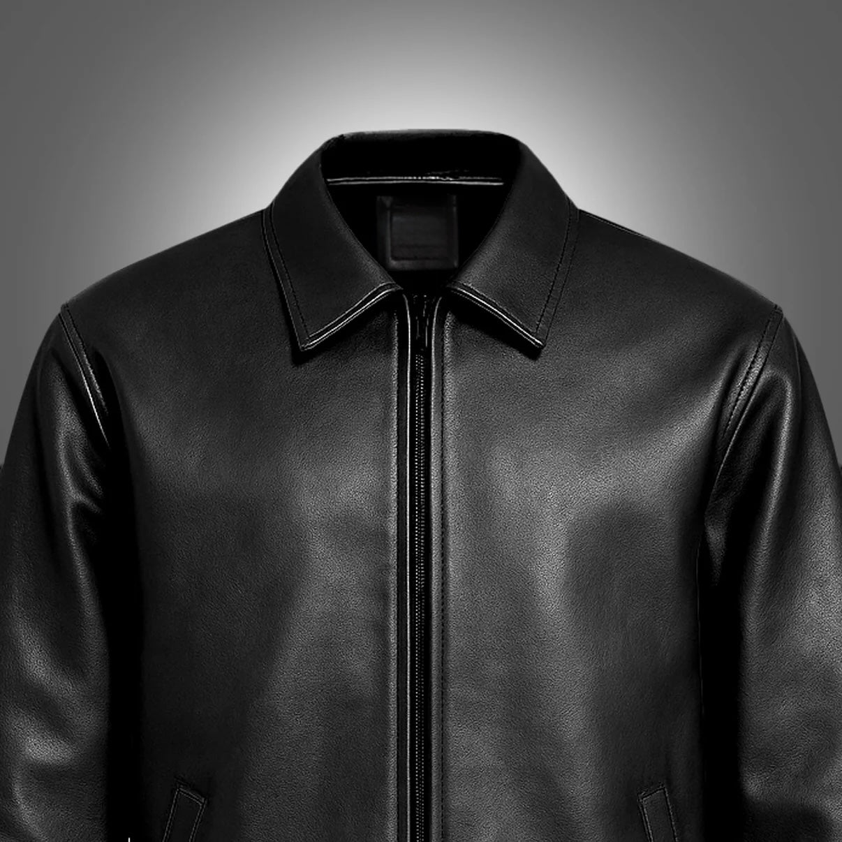 Black Leather Jacket | Ultra-Limited | SLIKDRIP®
