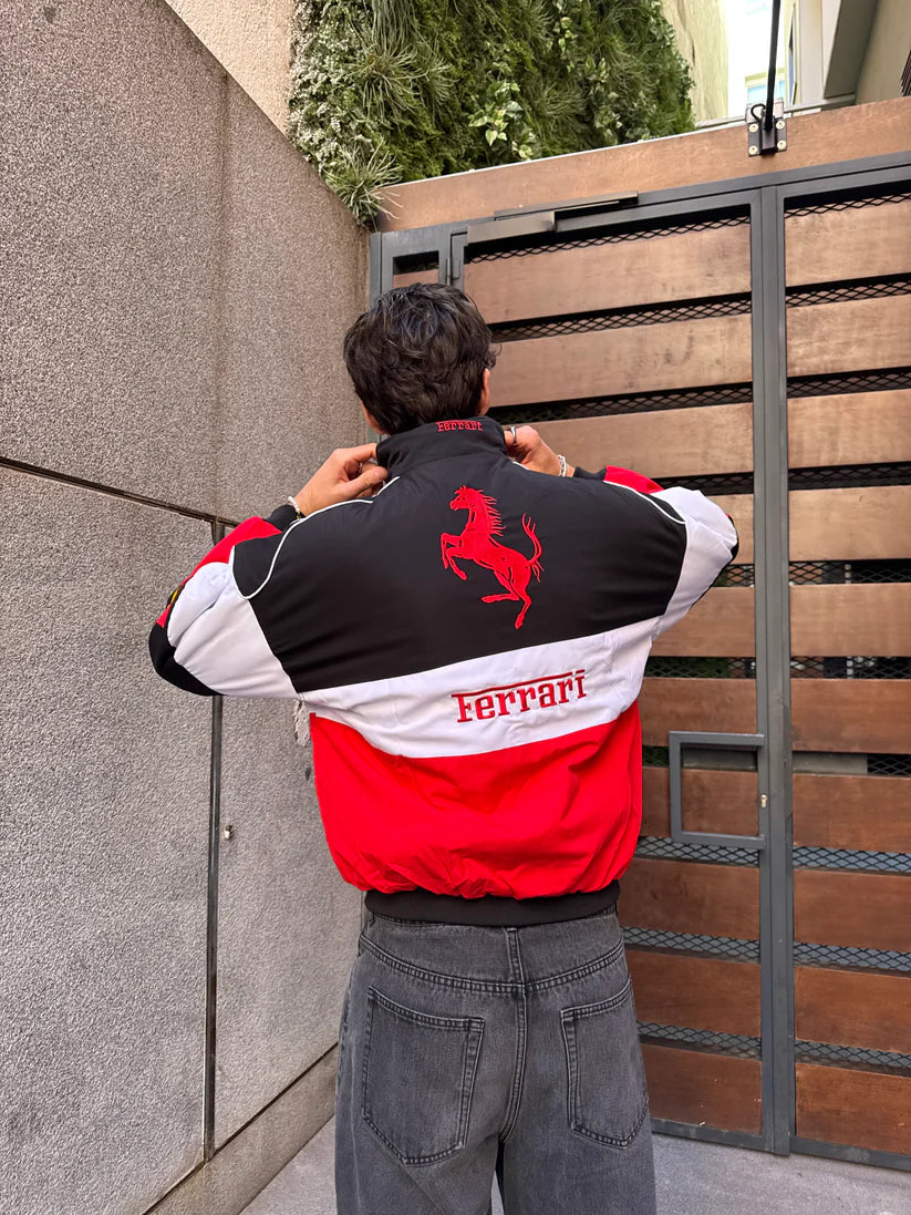 Tri-Color Ferrari Jacket | Ultra-Limited | SLIKDRIP® Race Edition