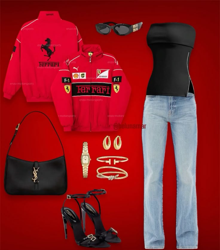Red Ferrari Scuderia Jacket | Ultra-Limited | SLIKDRIP® F1 Edition