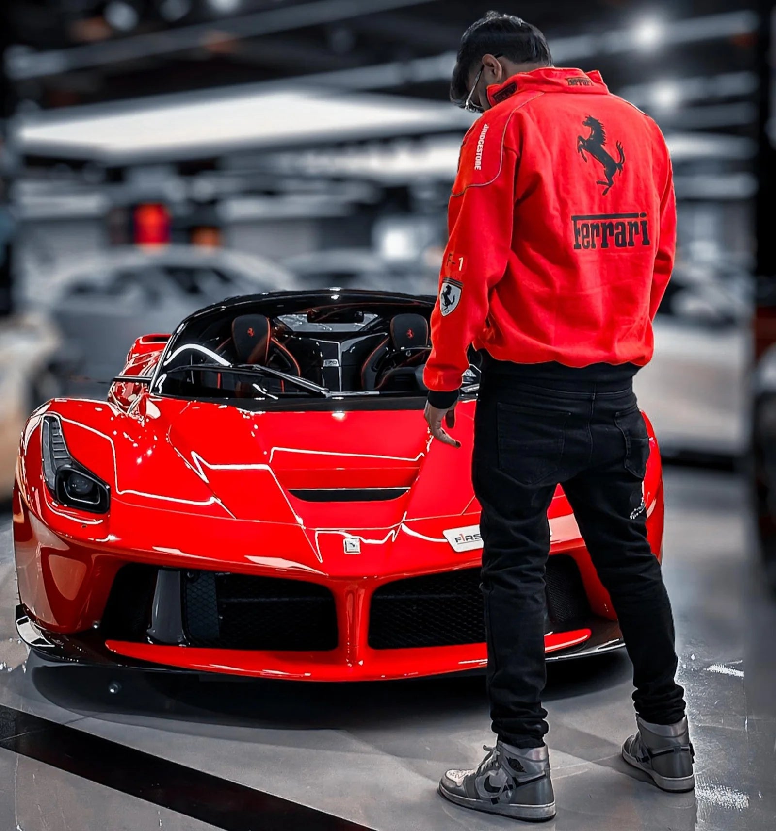 Red Ferrari Scuderia Jacket | Ultra-Limited | SLIKDRIP® Street Edition