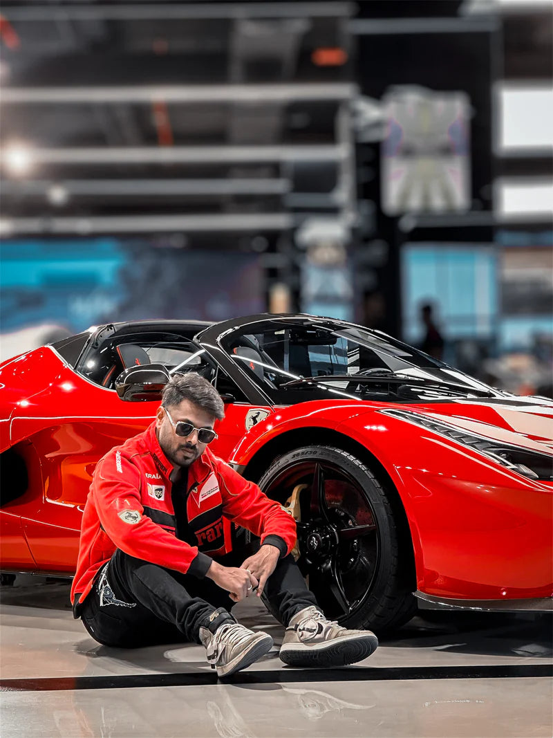 Red Ferrari Scuderia Jacket | Ultra-Limited | SLIKDRIP® Street Edition
