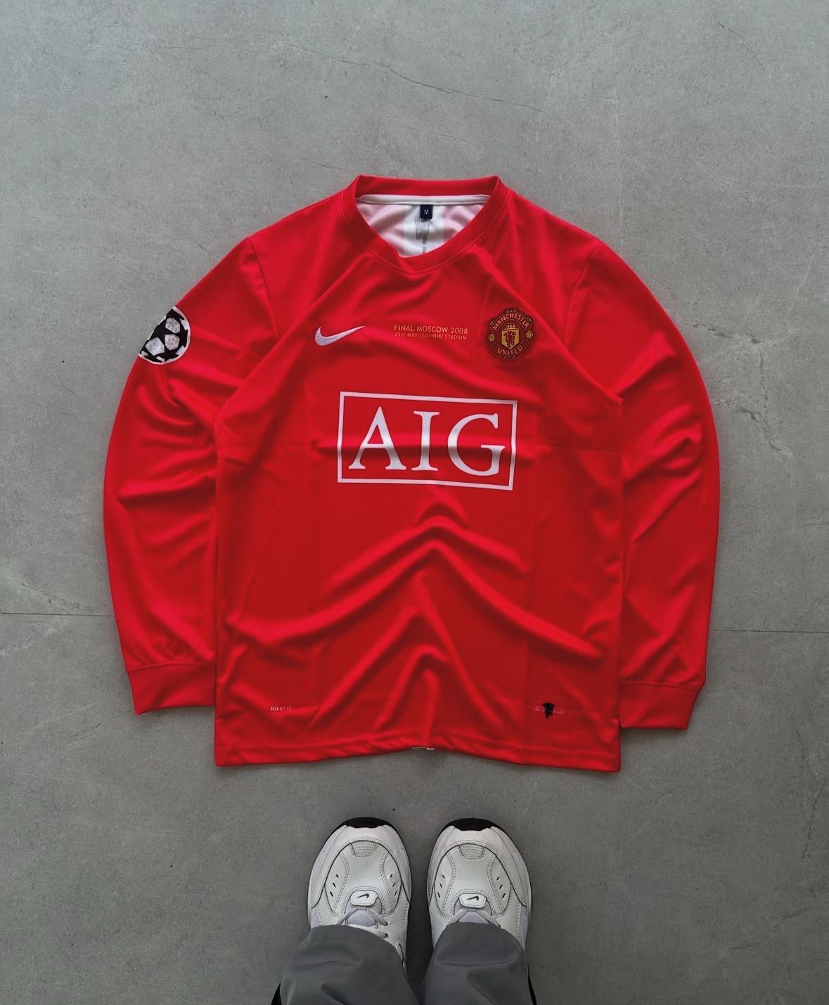 Manchester united Cristiano Ronaldo 2007- 08 Home Full sleeve RED Jersey | Retro Collection