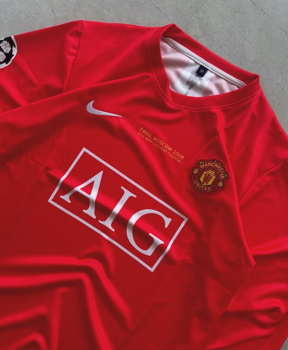 Manchester united Cristiano Ronaldo 2007- 08 Home Full sleeve RED Jersey | Retro Collection