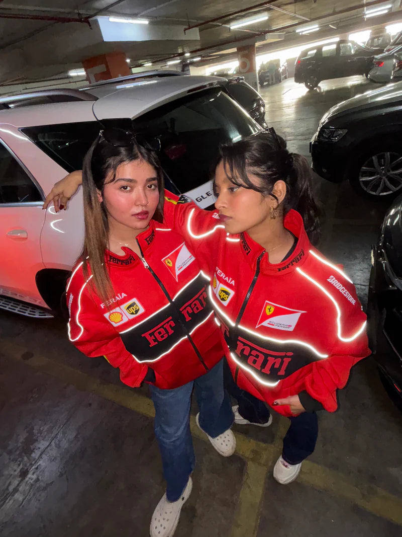 Red Ferrari Scuderia Jacket | Ultra-Limited | SLIKDRIP® Street Edition