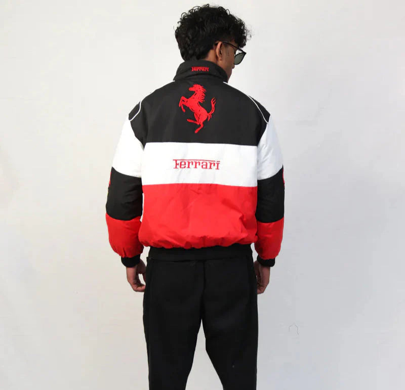 Tri-Color Ferrari Jacket | Ultra-Limited | SLIKDRIP® Race Edition