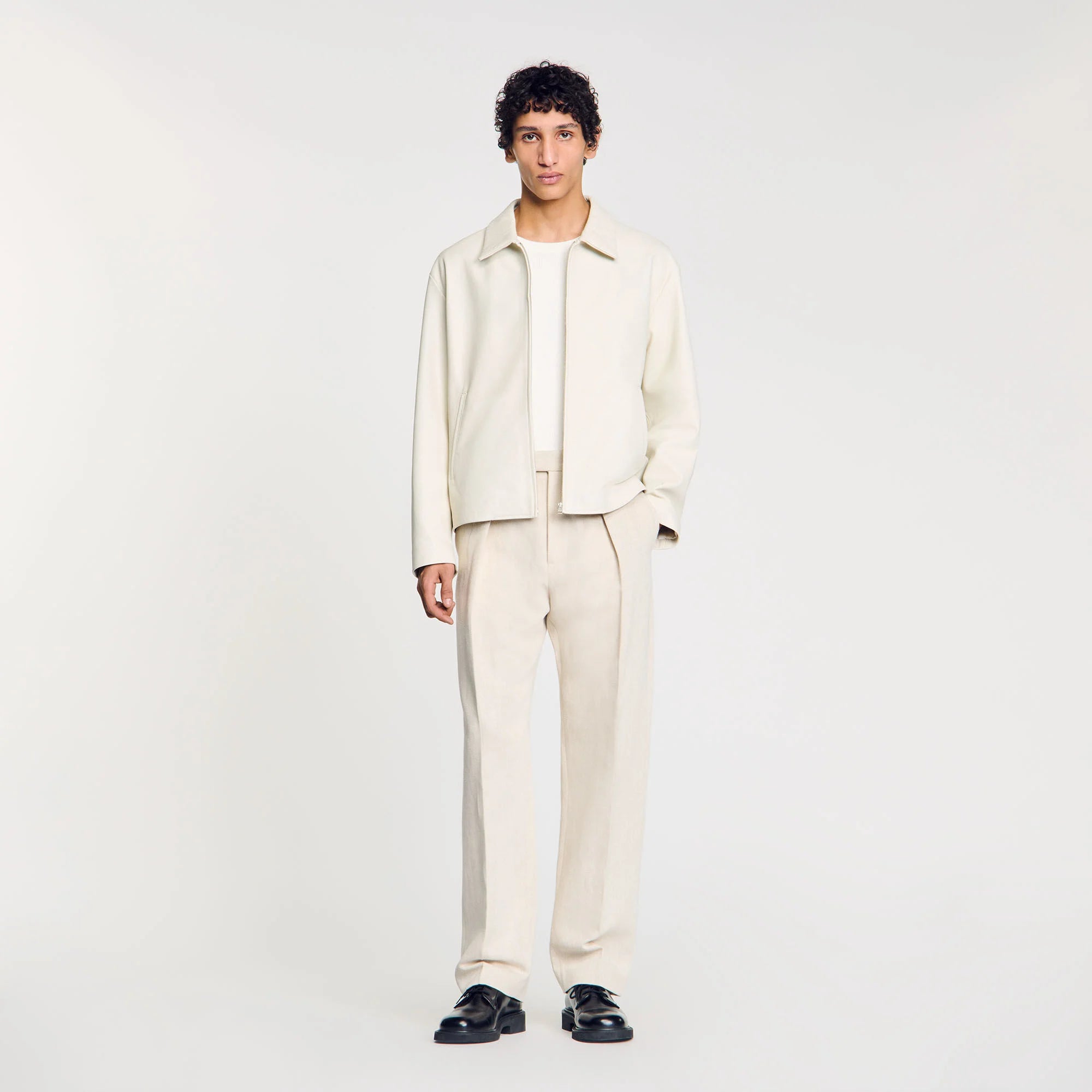 White Leather Jacket | Ultra-Limited | SLIKDRIP®