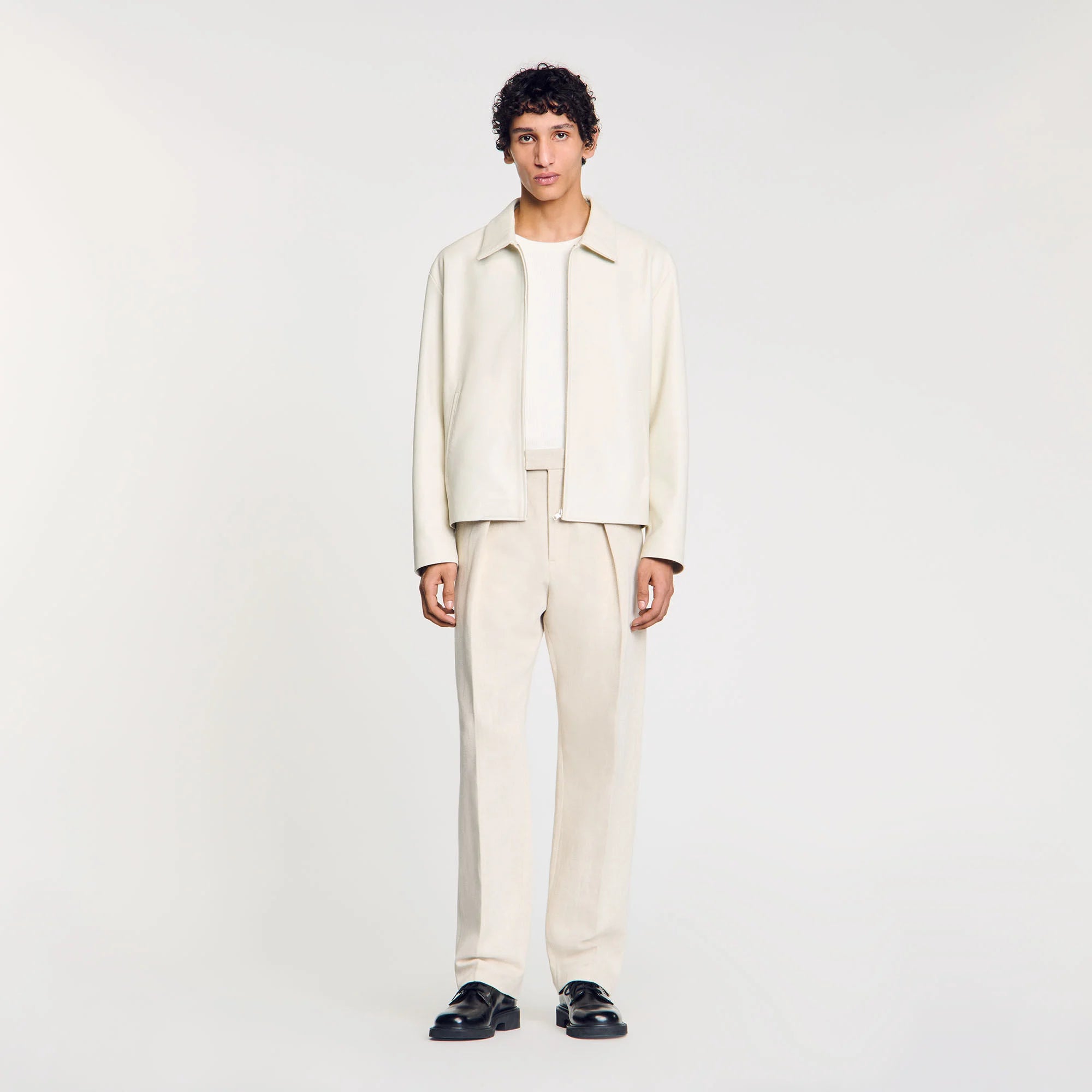 White Leather Jacket | Ultra-Limited | SLIKDRIP®