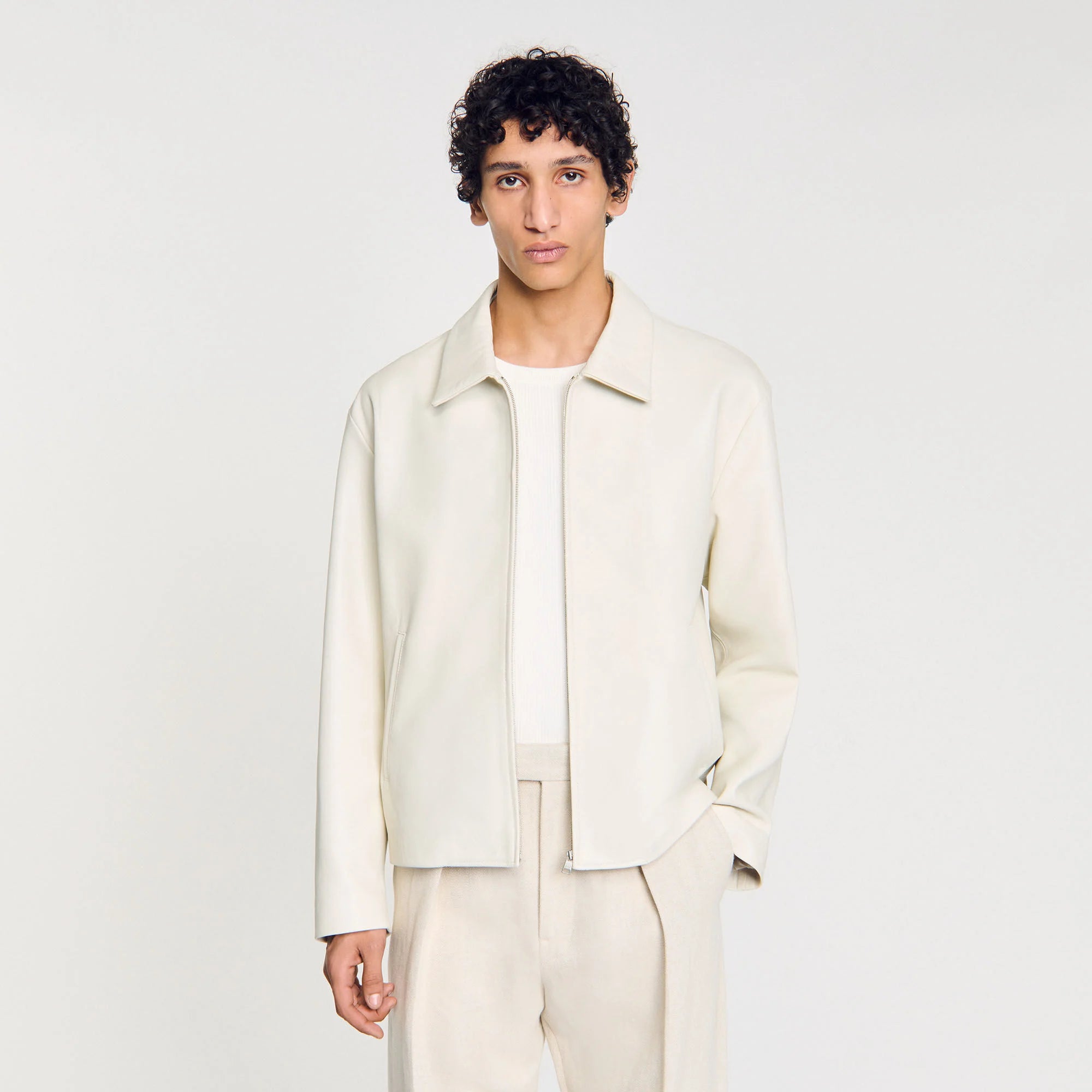 White Leather Jacket | Ultra-Limited | SLIKDRIP®