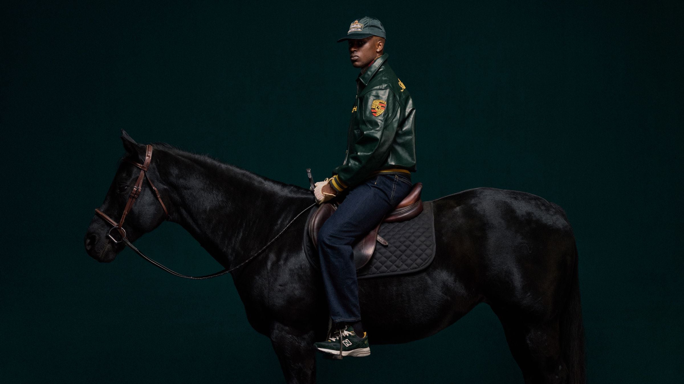 Porsche Legacy Leather Jacket – Bottle Green | SLIKDRIP® Limited Drop