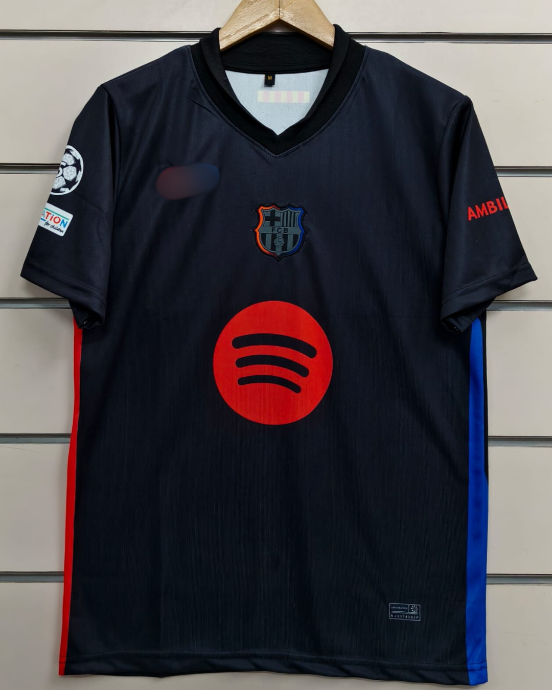 Fc Barcelona 2024-25 Away Jersey | Lamine Yamal | Half Sleeve| Black