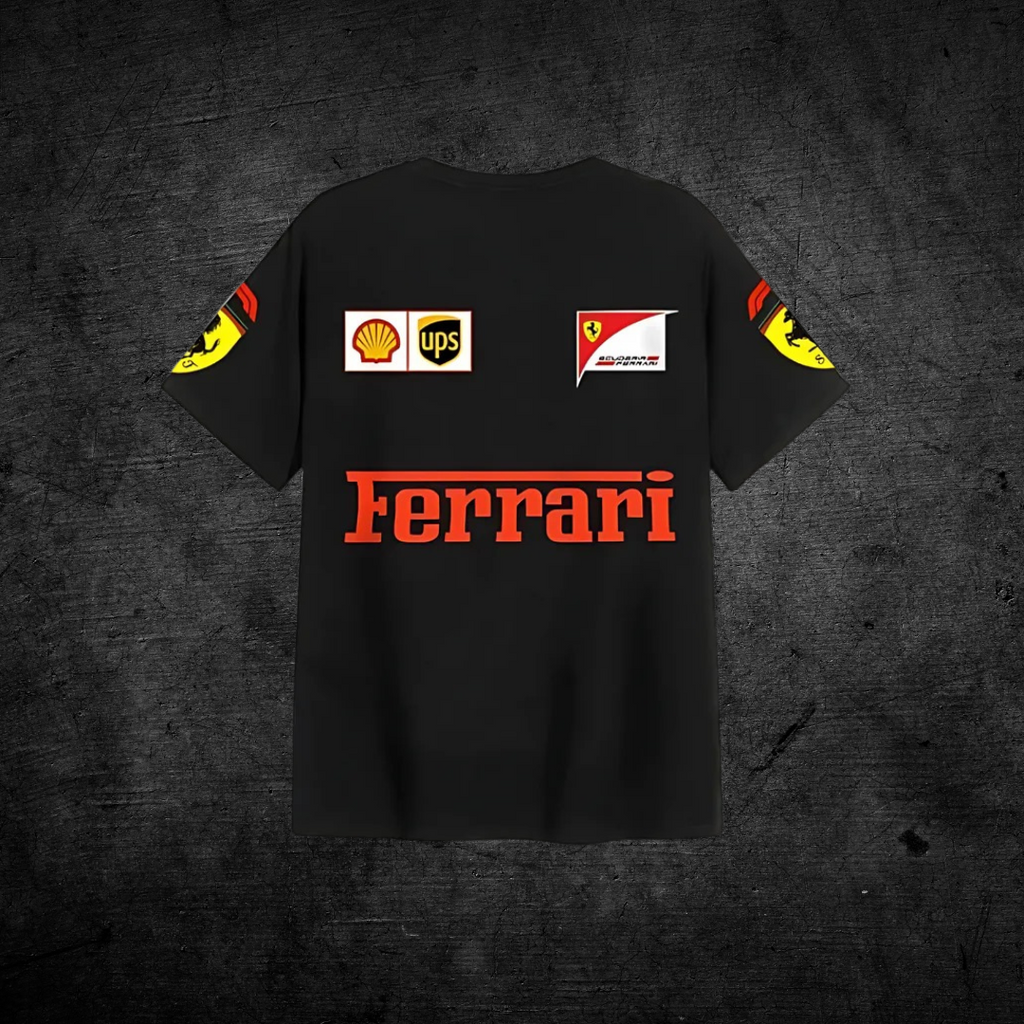 Ferrari Racing Oversized T-SHIRT | BLACK