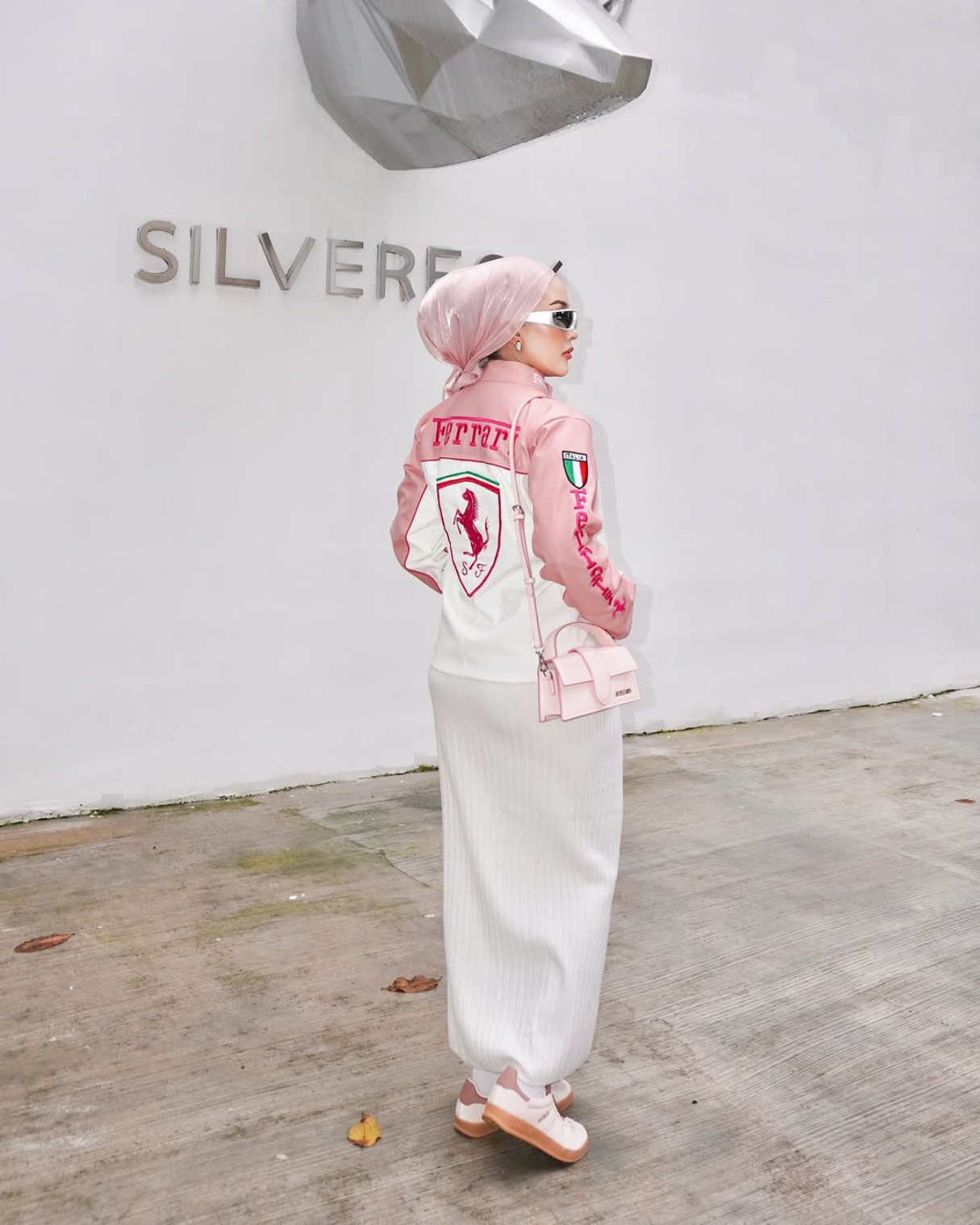 Pink Ferrari Leather Jacket | SLIKDRIP® Luxe Edition