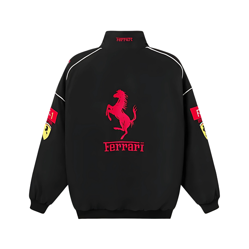 Ferrari Scuderia Jacket – BLACK | Stealth Mode Edition