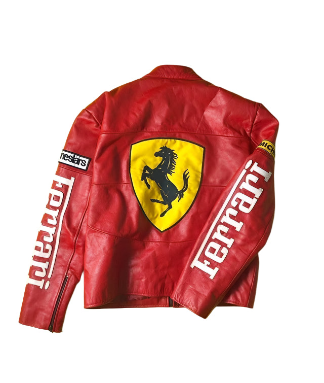 Ferrari LEATHER Jacket | RED