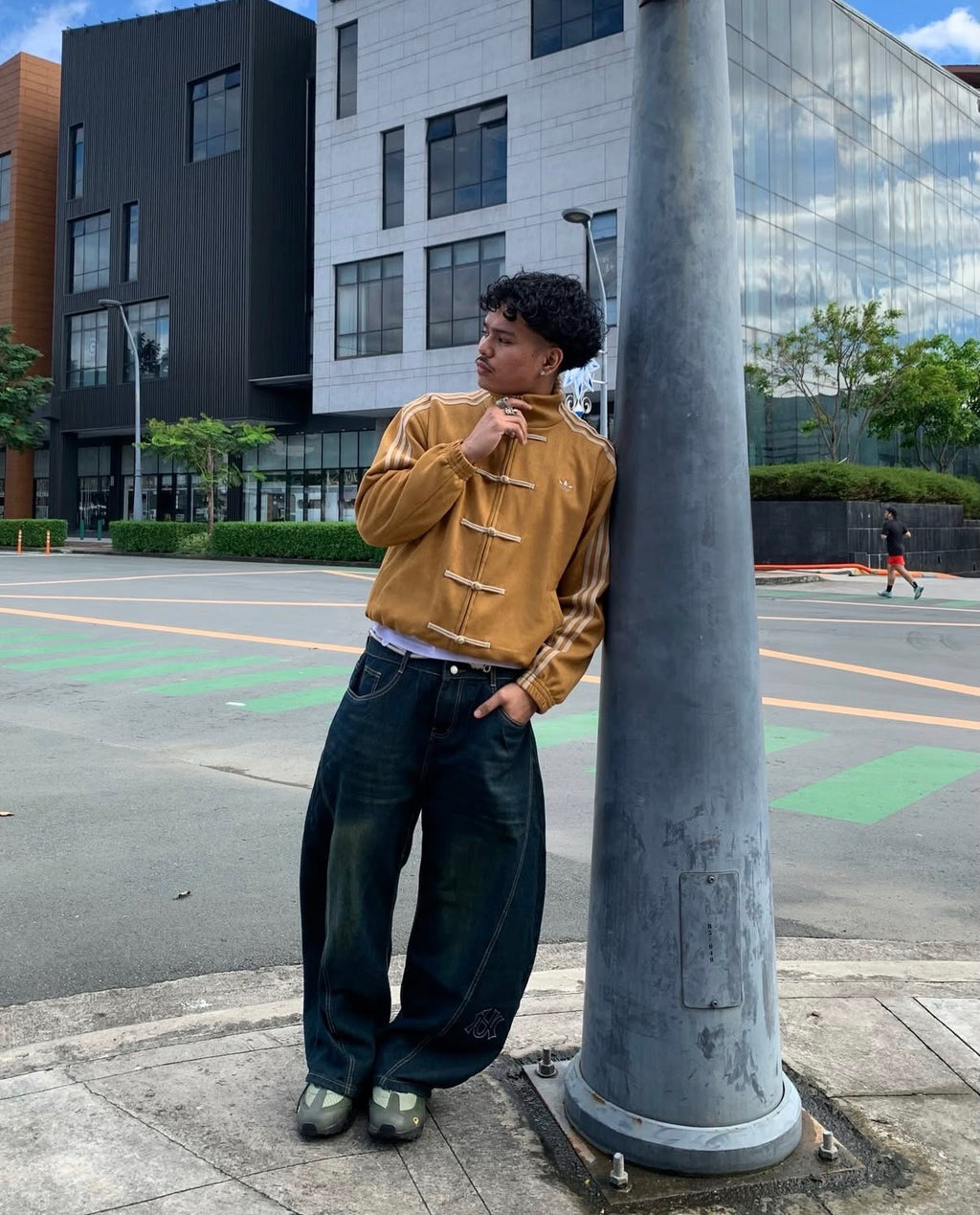 CNY-Inspired Premium Mustard Yellow Suede Jacket