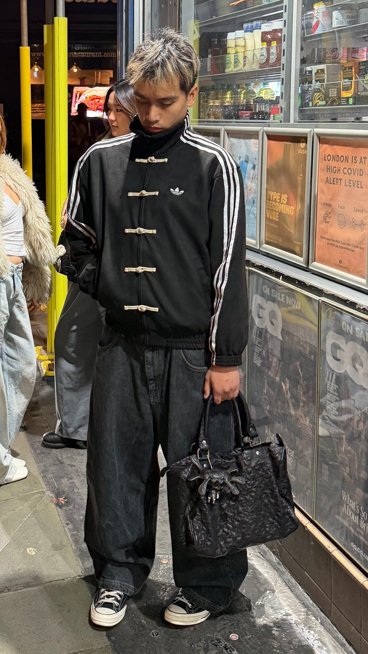 CNY-Inspired Premium Black Suede Jacket