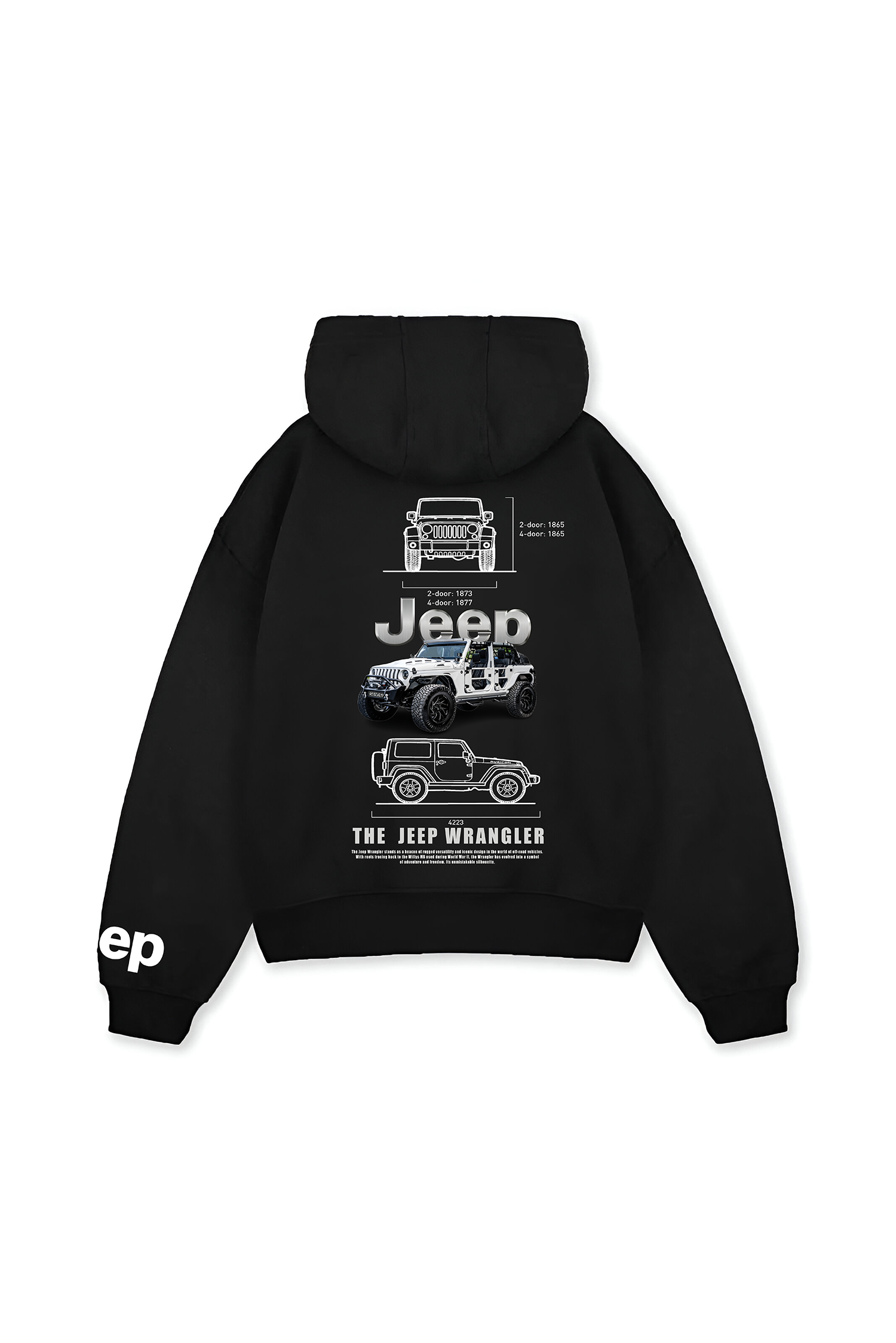 Oversized Jeep Wrangler Hoodie