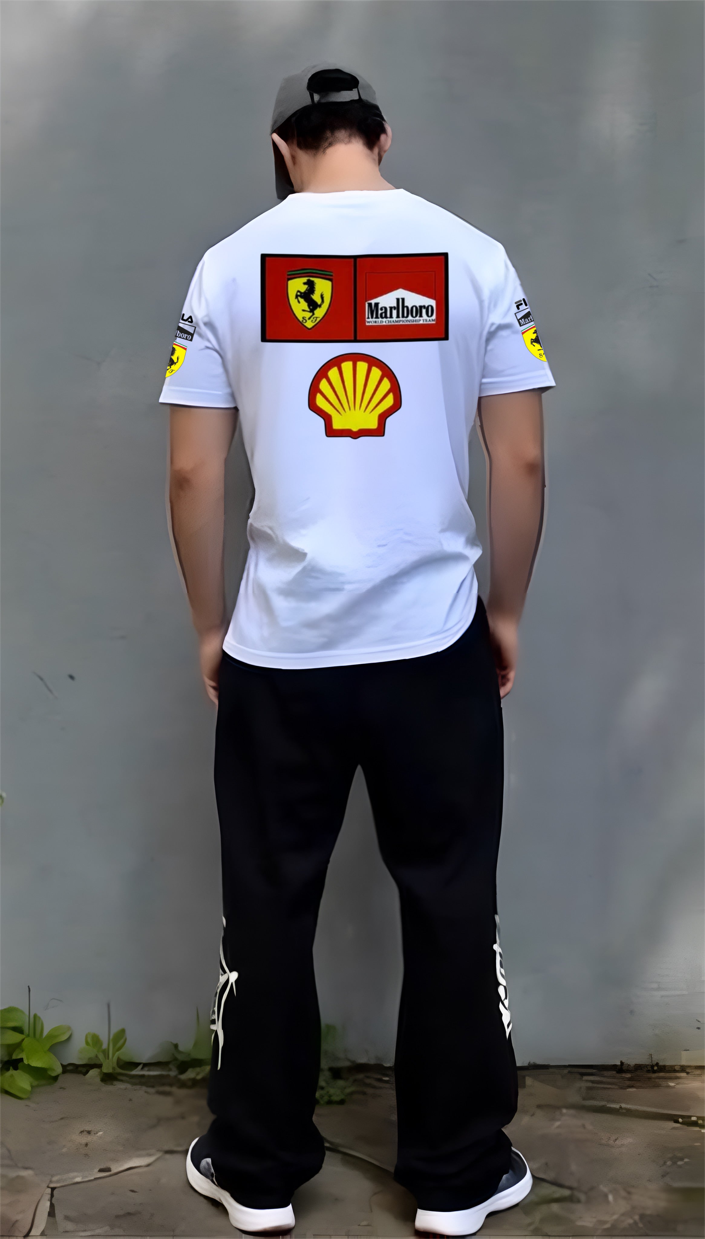 Ferrari Racing Oversized T-SHIRT | WHITE