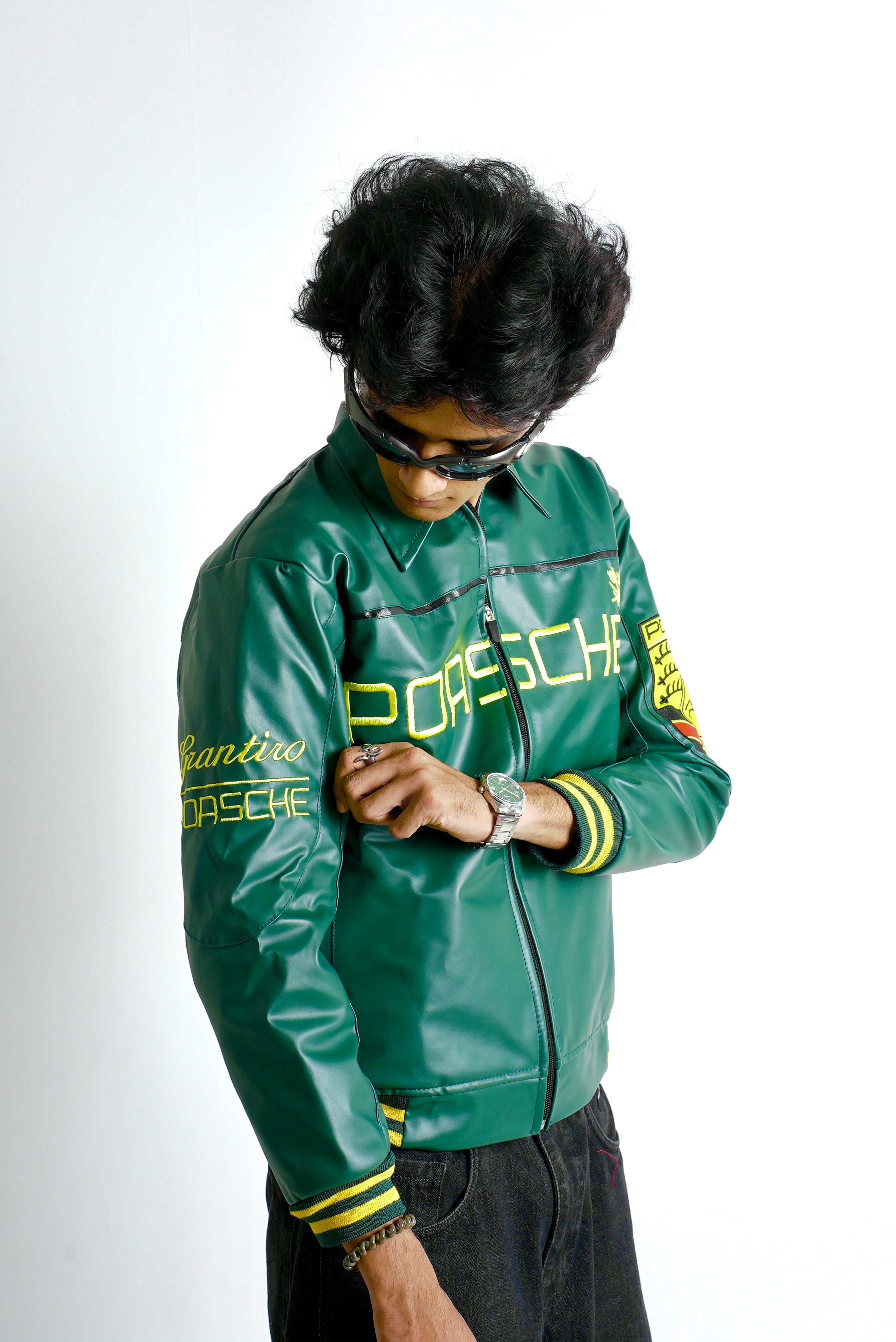 Porsche Legacy Leather Jacket | SLIKDRIP® Limited Drop