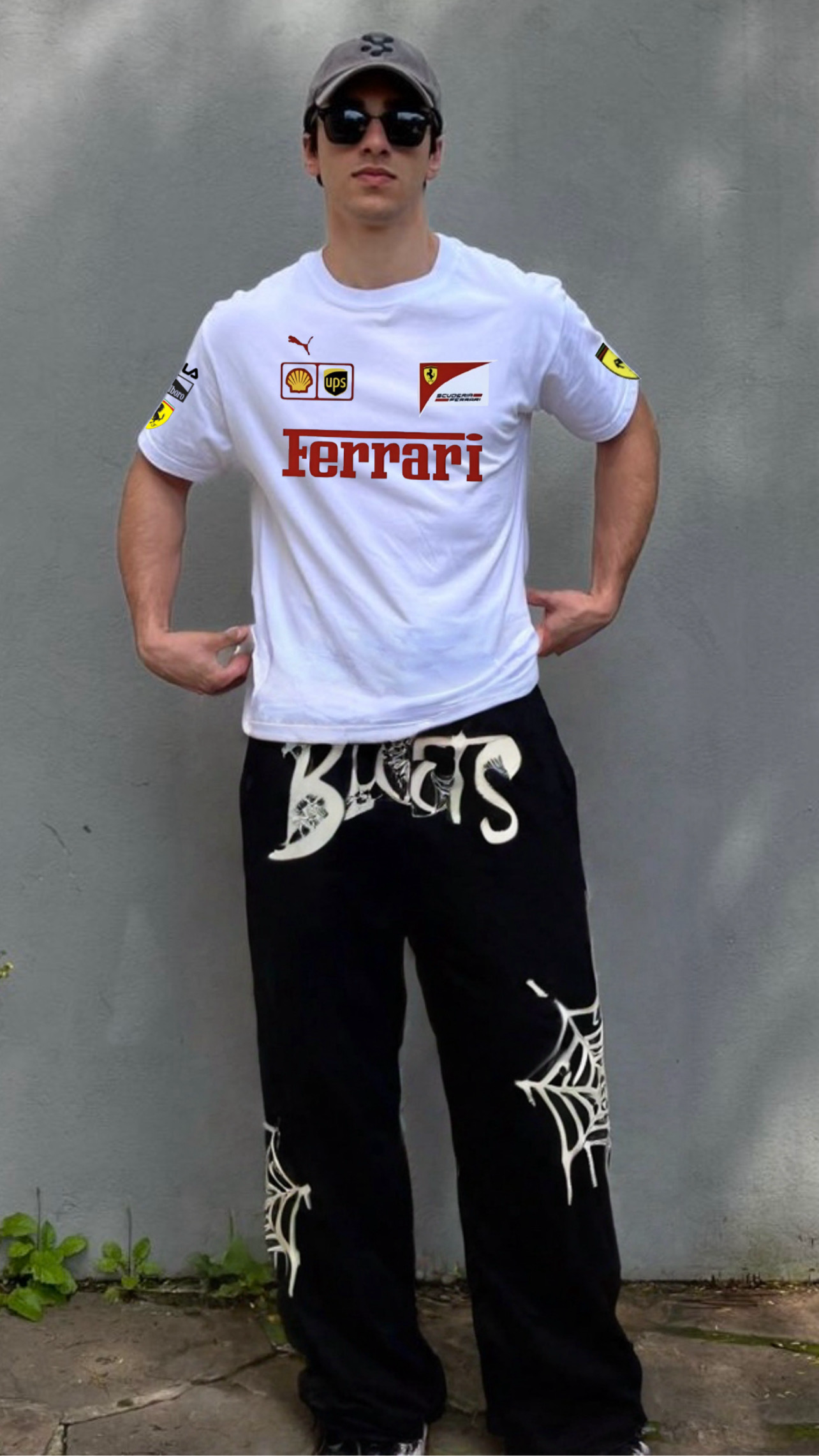 Ferrari Racing Oversized T-SHIRT | WHITE