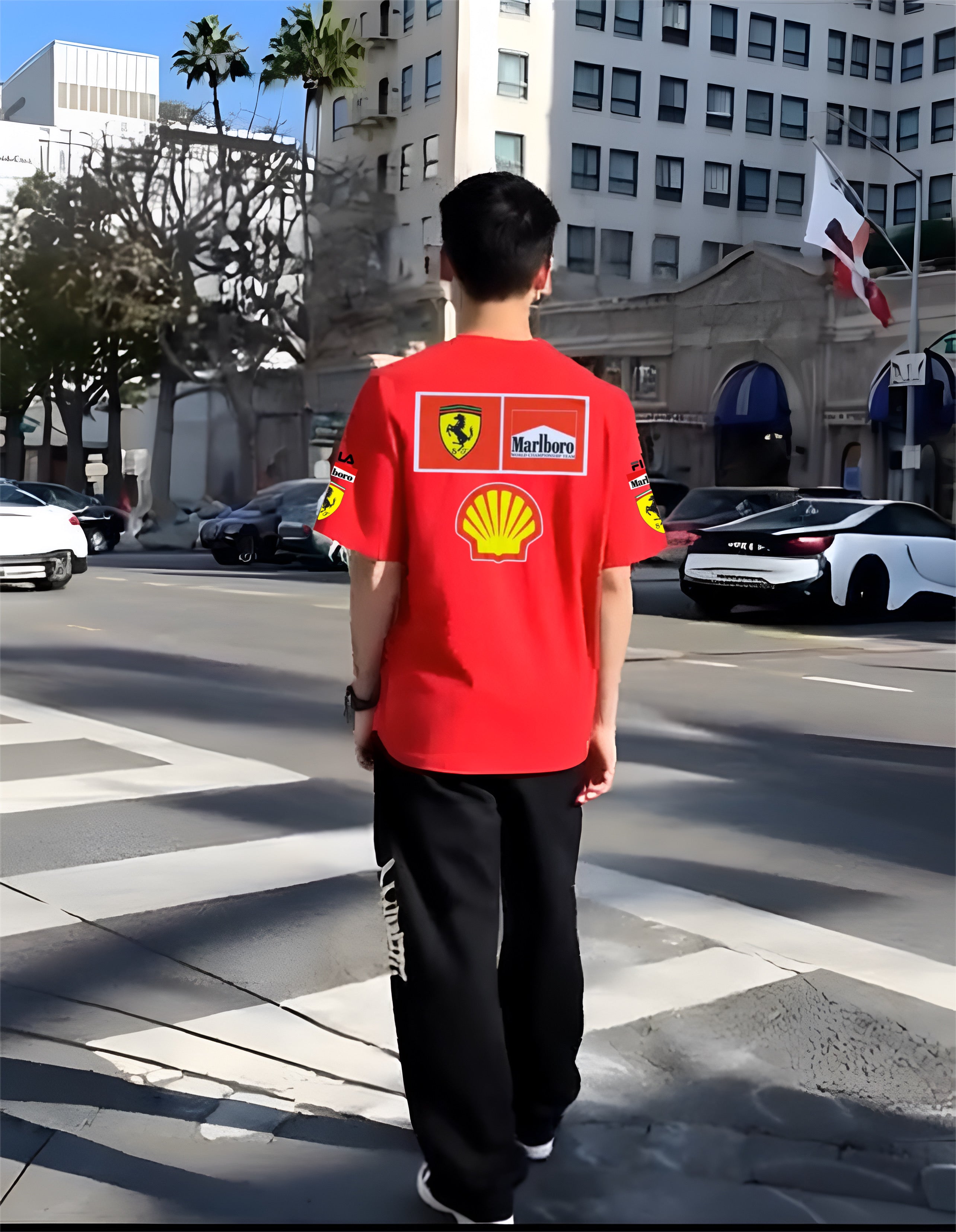 Ferrari Racing Oversized T-SHIRT | RED