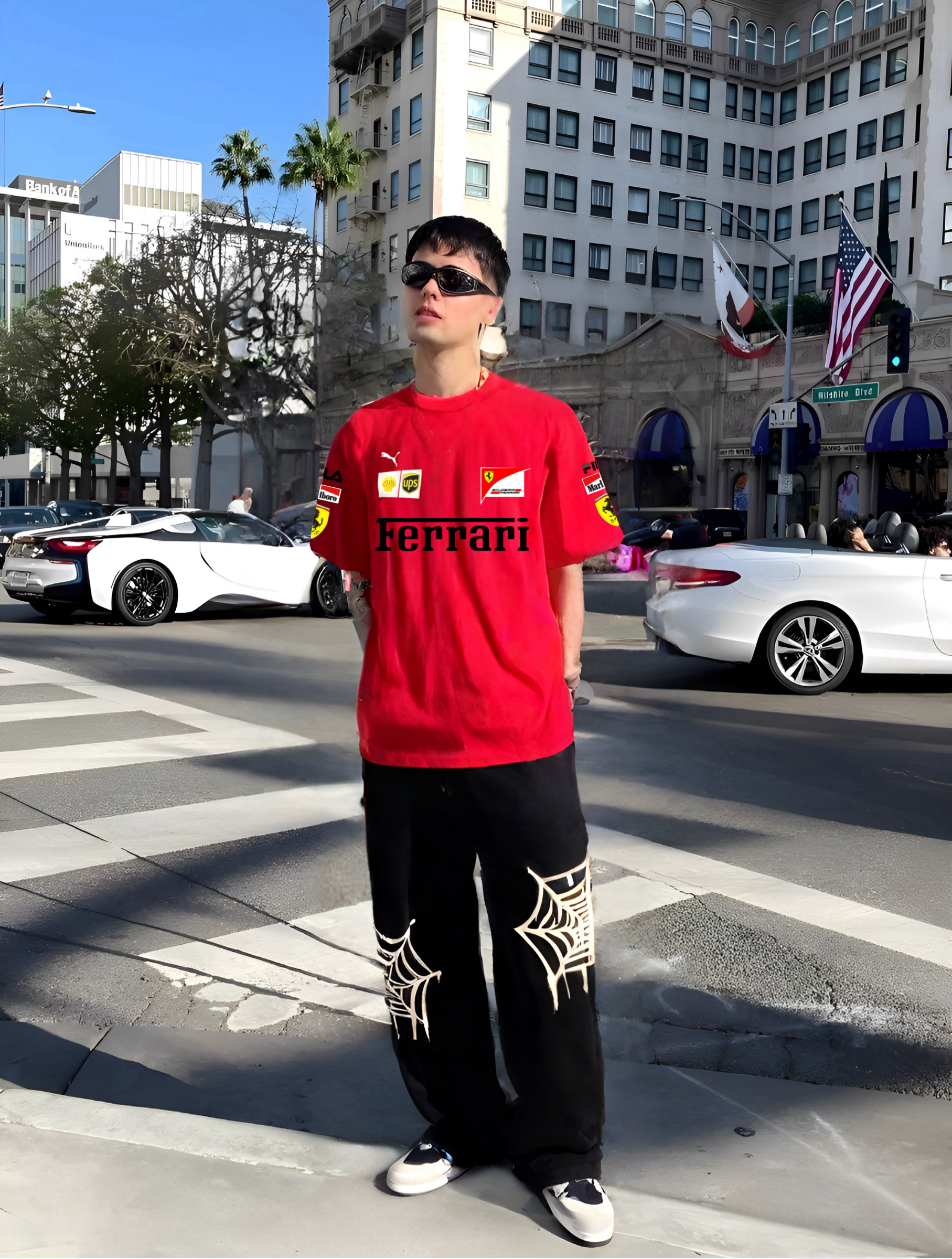 Ferrari Racing Oversized T-SHIRT | RED