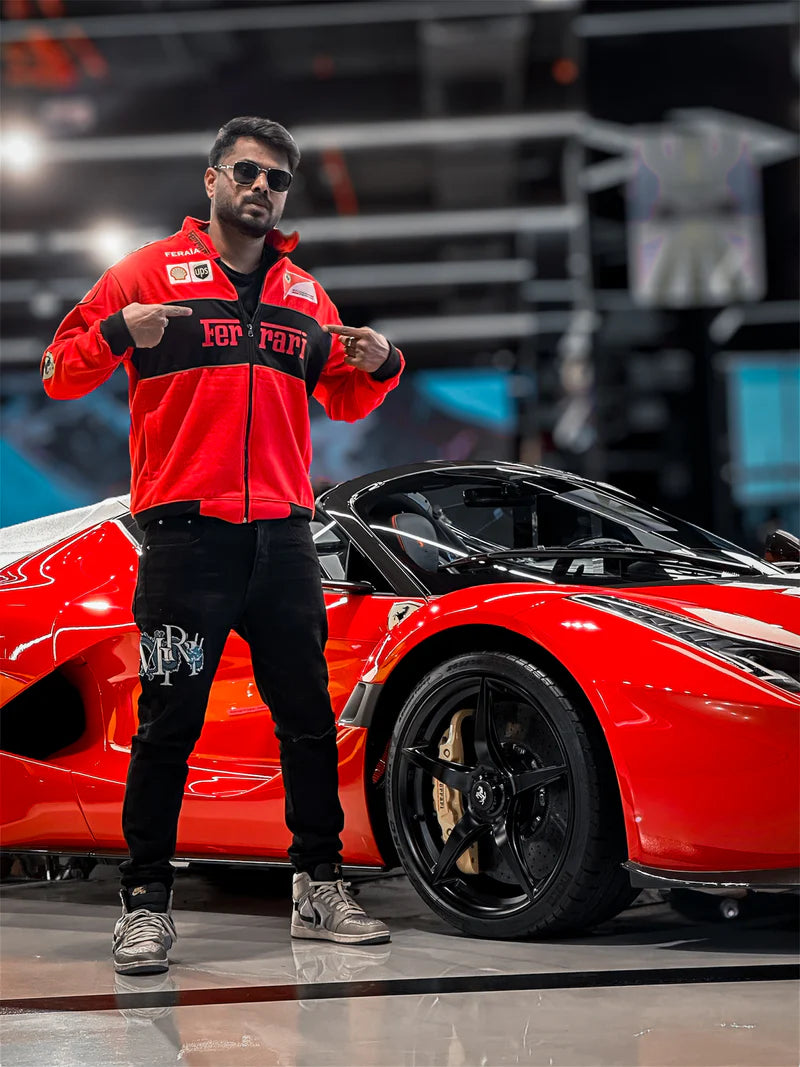 Red Ferrari Scuderia Jacket | Ultra-Limited | SLIKDRIP® Street Edition