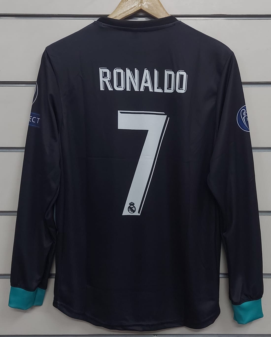 Cristiano Ronaldo 2017-18 Real madrid Away Full Sleeve Jersey