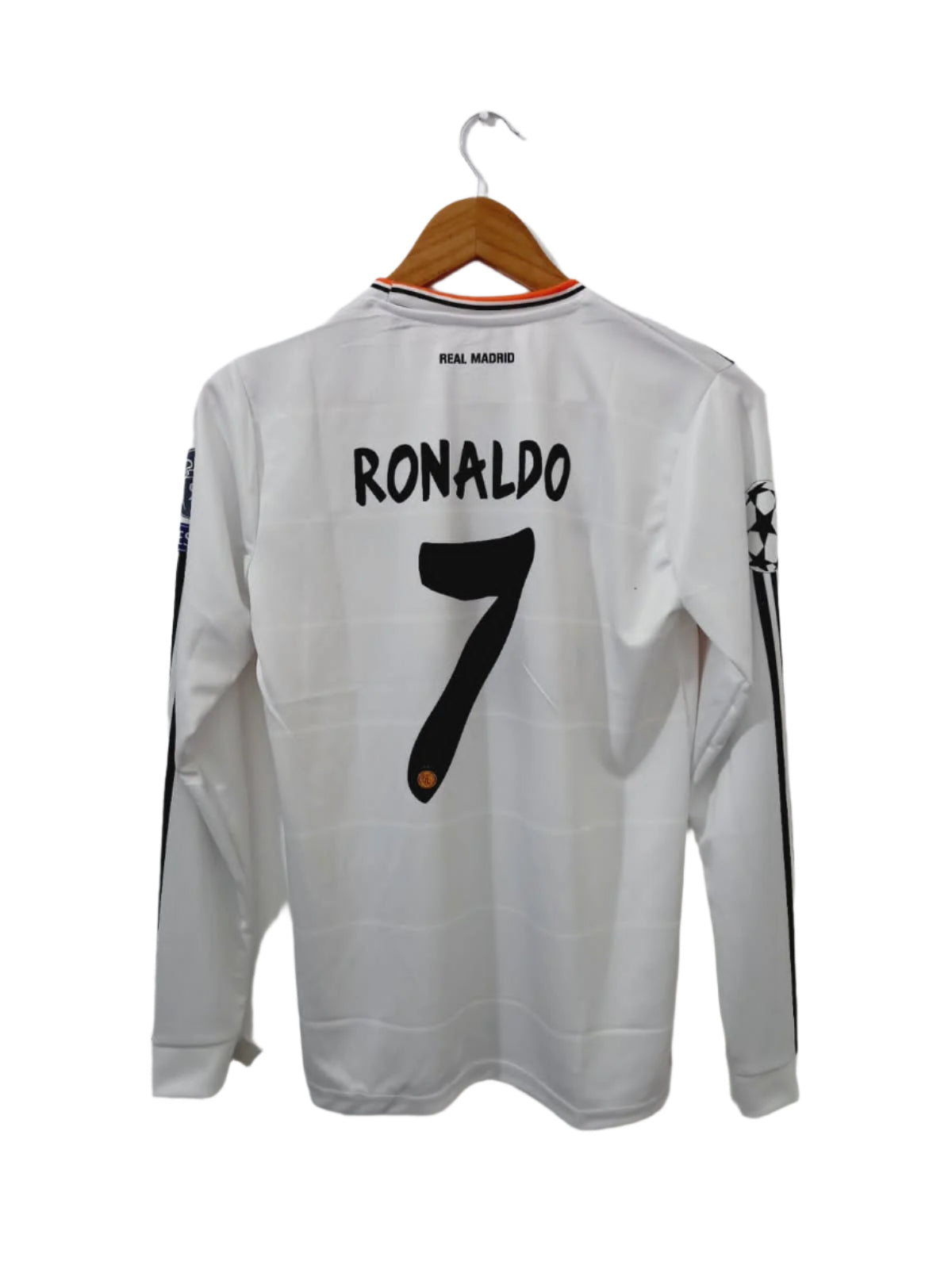 C.Ronaldo Real Madrid 2013-14 Full Sleeve Jersey | White