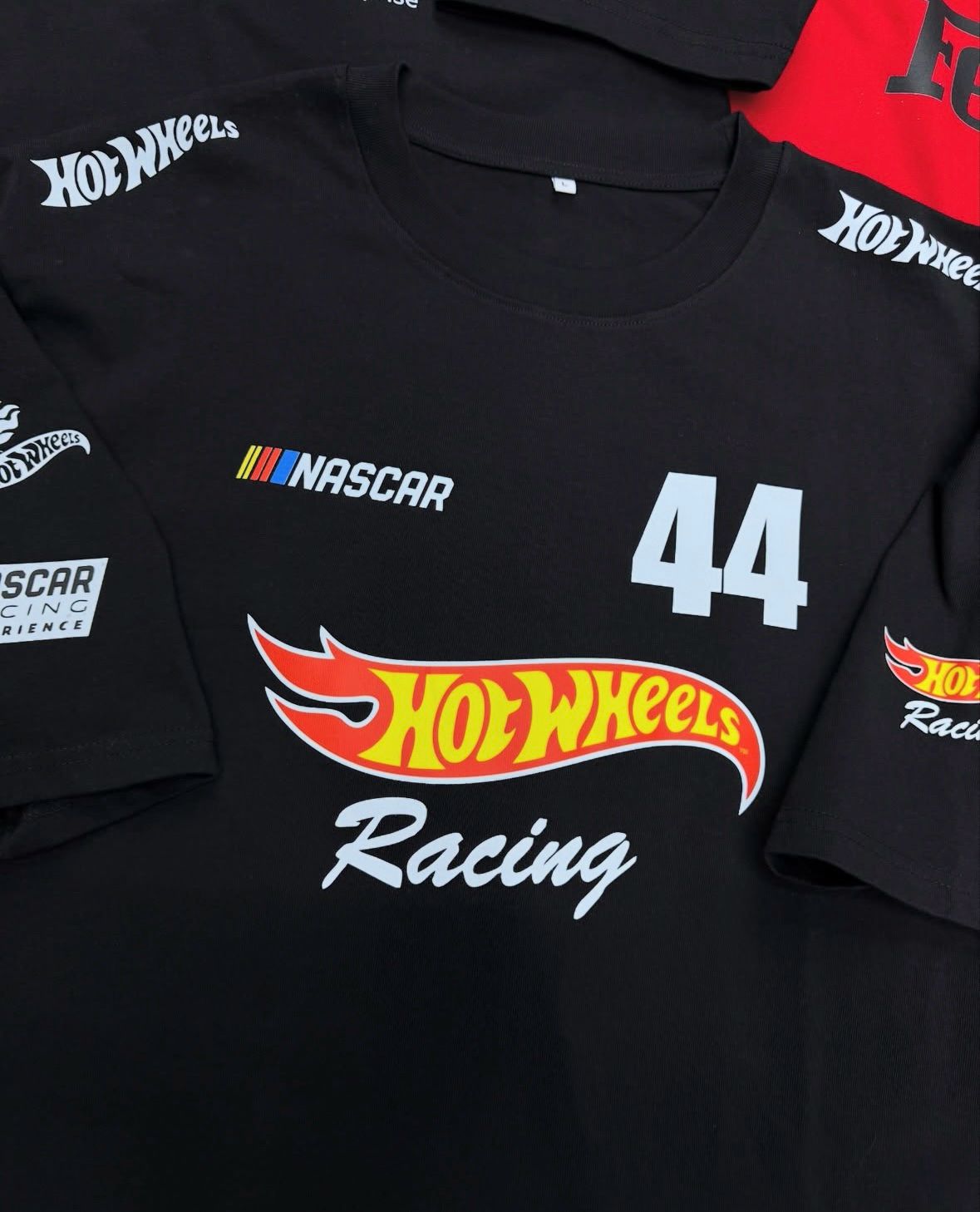 Hot Wheels BLACK Racing Oversized T-SHIRT | Black