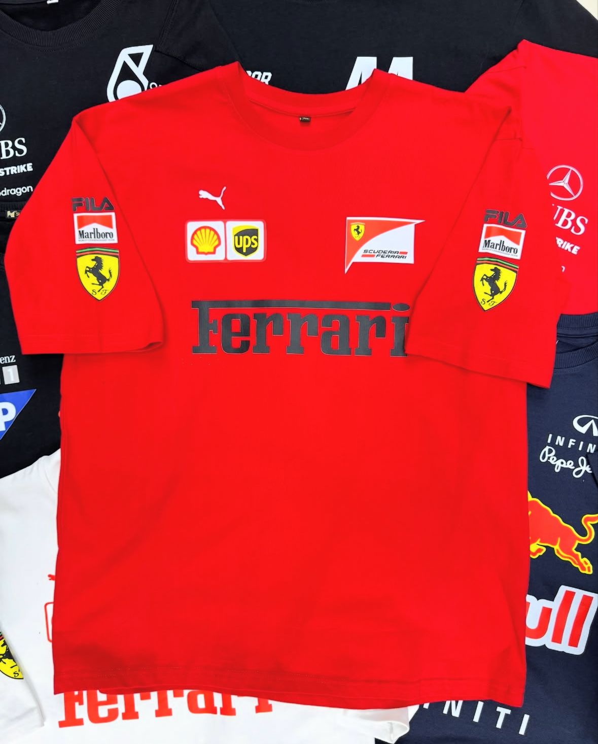 Ferrari Racing Oversized T-SHIRT | RED