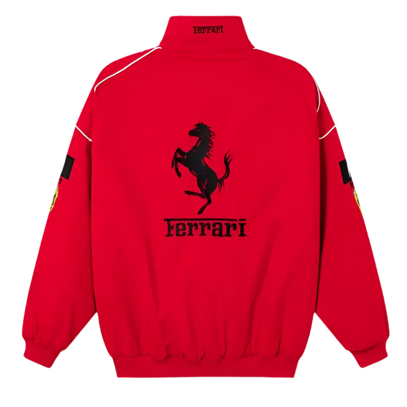 Red Ferrari Scuderia Jacket | Ultra-Limited | SLIKDRIP® Street Edition