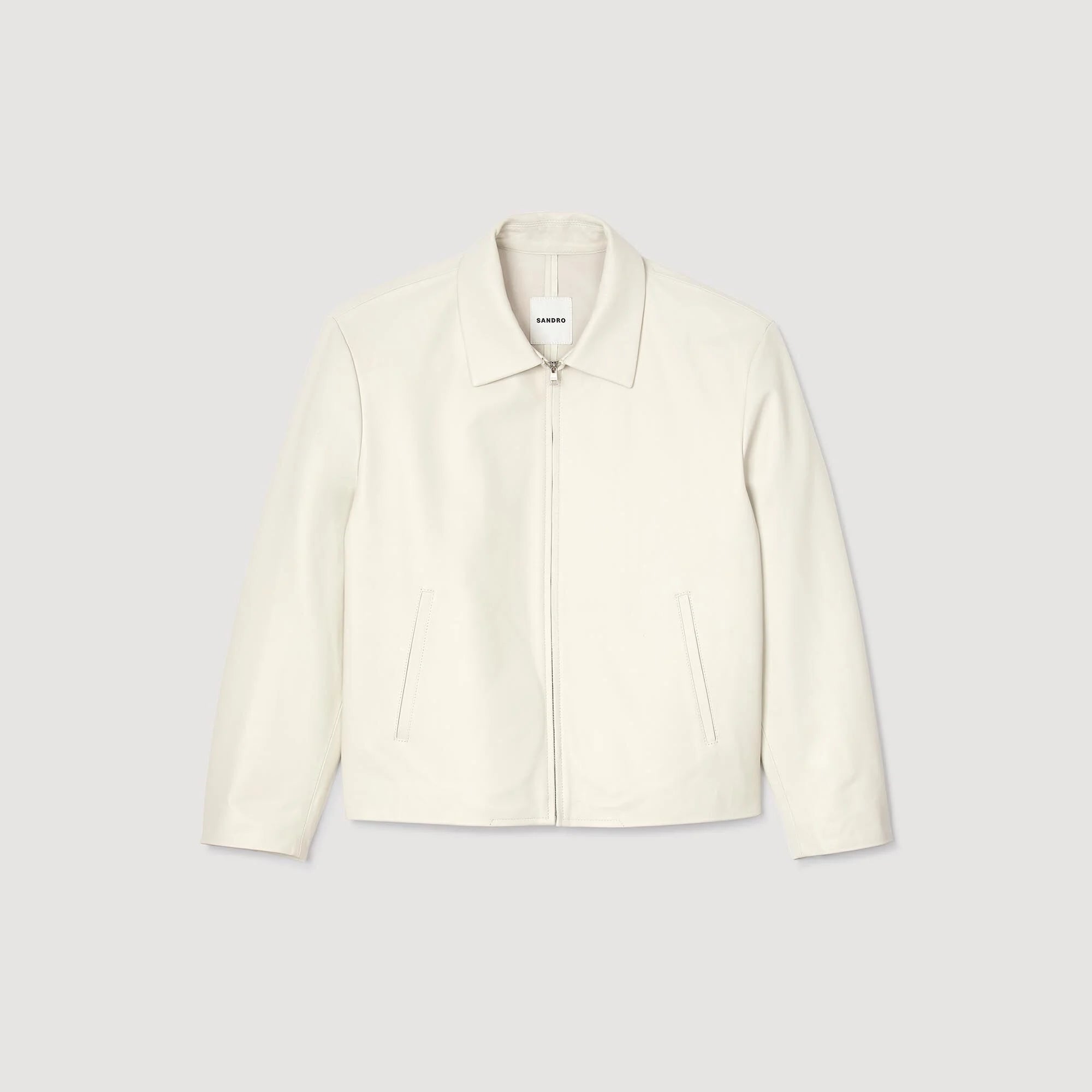 White Leather Jacket | Ultra-Limited | SLIKDRIP®