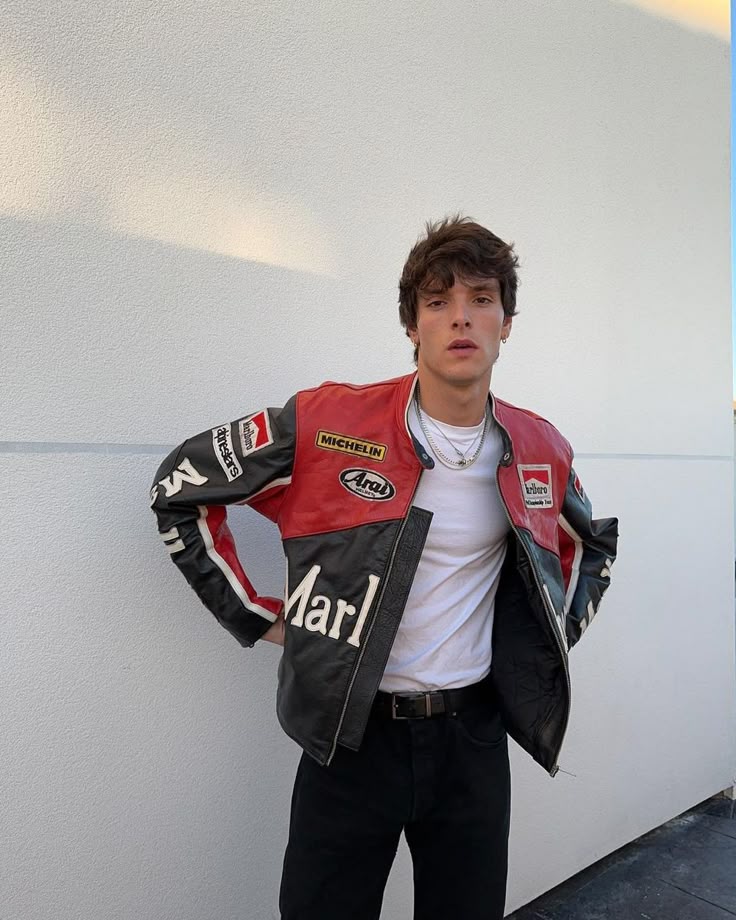 Marlboro Vintage Black Leather Jacket – SLIKDRIP® Limited Drop