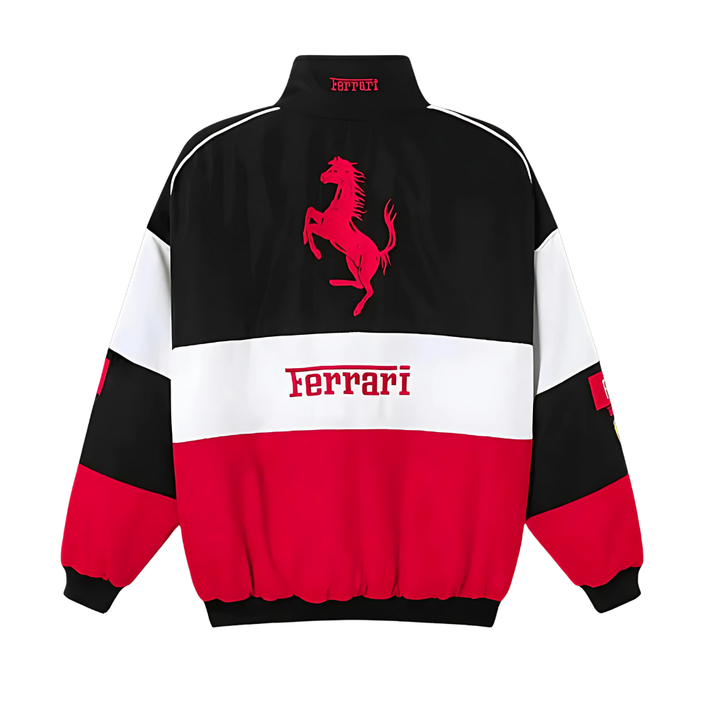 Tri-color Ferrari Puffer Jacket