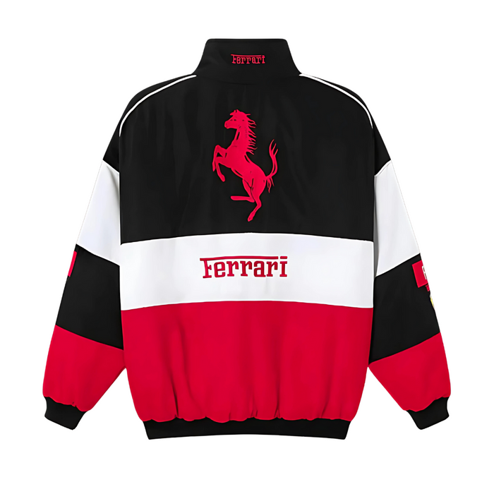 Buy Tri-Color Ferrari Jacket Online | SLIKDRIP® India