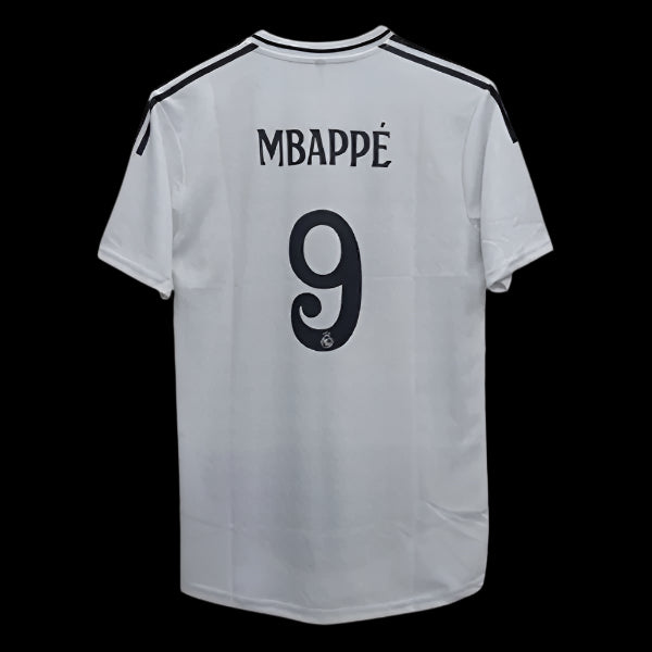 Real Madrid 2024-25 Mbappe Home Jersey | Half Sleeve