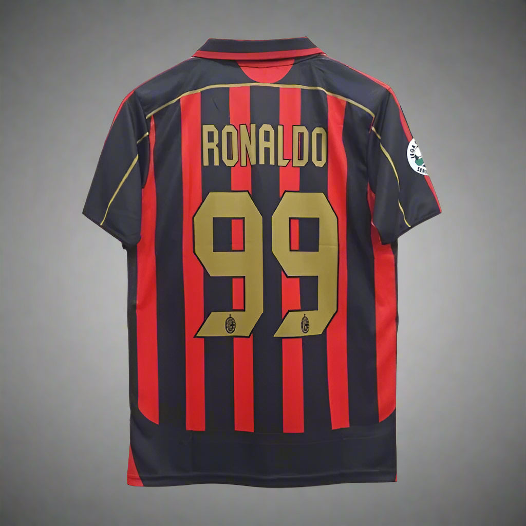 Ac Milan 2006-07 home Jersey | Retro collection | Ronaldo 99