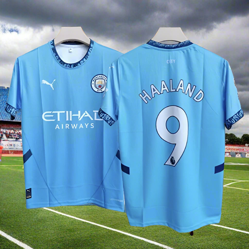 Manchester City 2024-25 Haaland Home Jersey | Half Sleeve