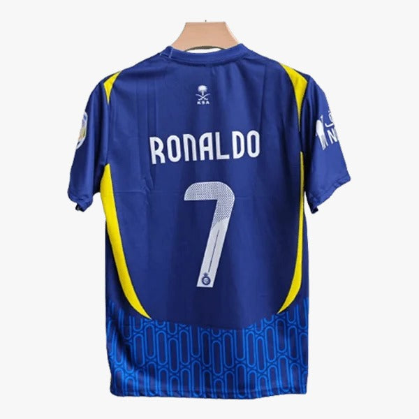 Al nassr 2024-25 C.Ronaldo Away Jersey | Half Sleeve