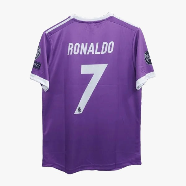 Real madrid CR7 2016-17 Purple Jersey | Retro Collection | Half Sleeve