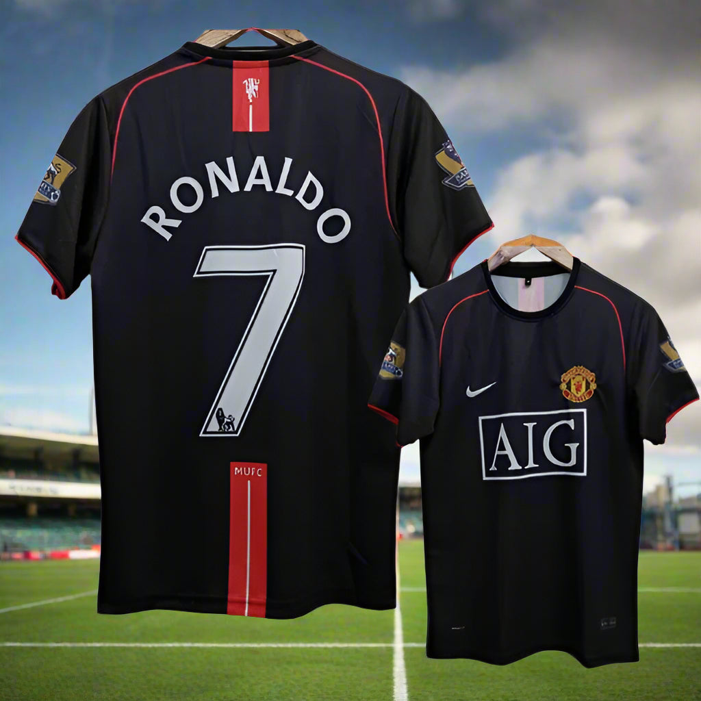 C.Ronaldo Manchester united 2007- 08 Away Half Jersey | Retro Collection