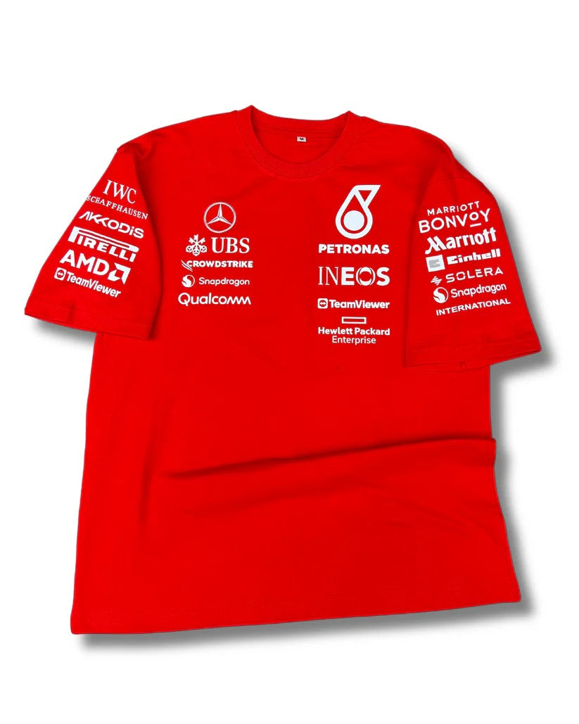 Mercedes Oversized T-Shirt | RED