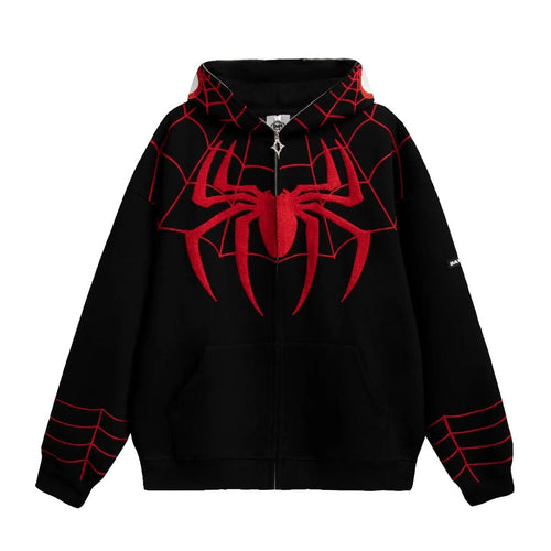 Black Spiderman Hoodie