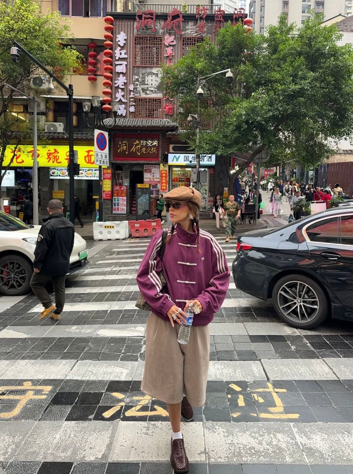 CNY-Inspired Premium Purple Suede Jacket